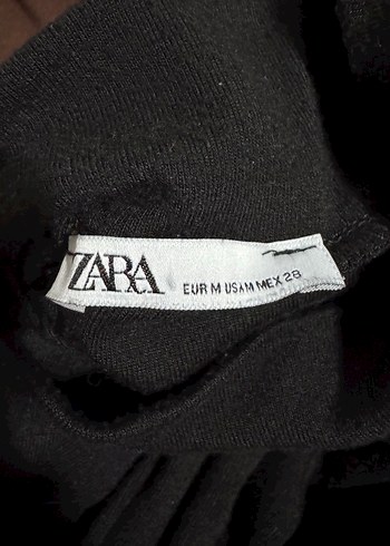 Kadın Siyah Yüksek Yaka İnce Triko - Görsel 2