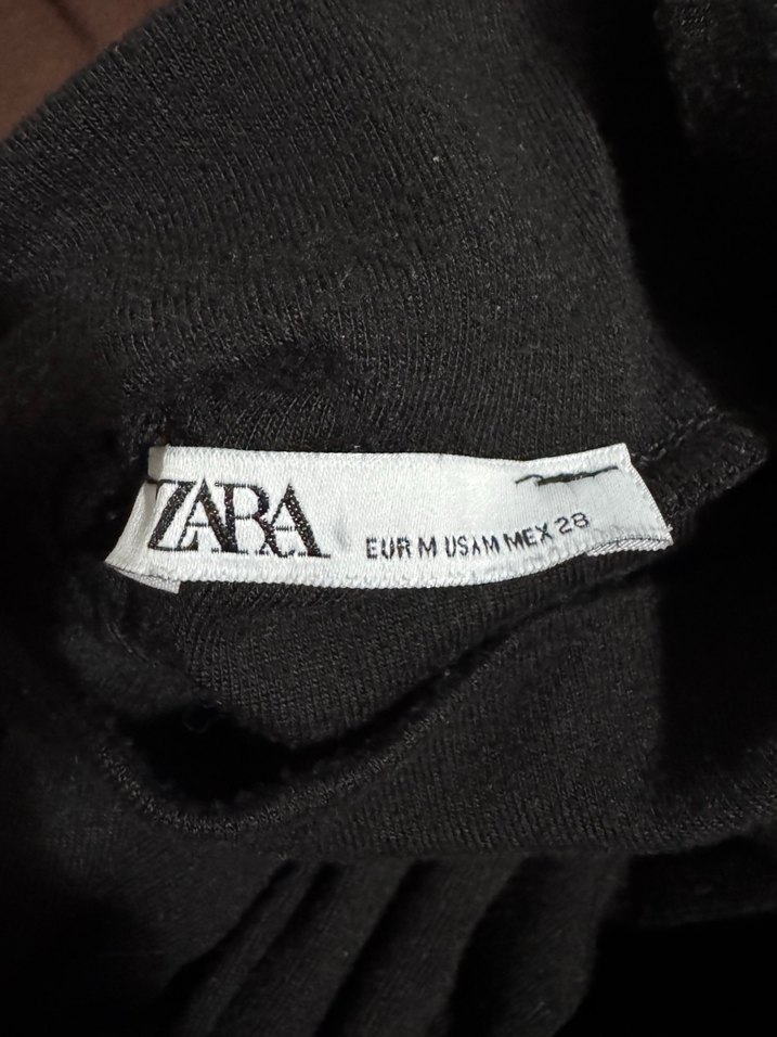 Kadın Siyah Yüksek Yaka İnce Triko - Görsel 2