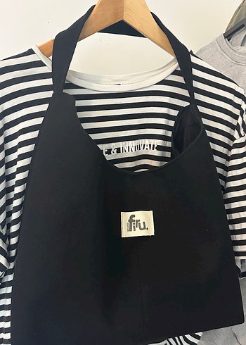 Siyah Midi Kol Çantası - Görsel 3