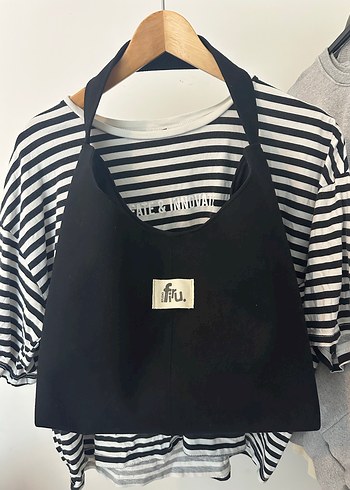 Siyah Midi Kol Çantası - Görsel 2