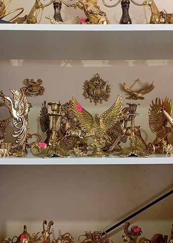 Altın Renkli Osmanlı Temalı Dekoratif Objeler - Görsel 2