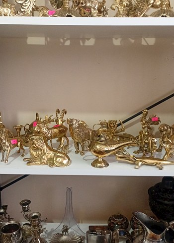 Altın Renkli Osmanlı Temalı Dekoratif Objeler - Görsel 3