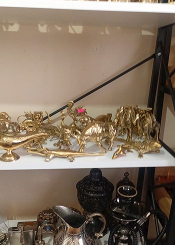 Altın Renkli Osmanlı Temalı Dekoratif Objeler - Görsel 7