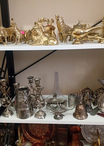 Altın Renkli Osmanlı Temalı Dekoratif Objeler - Görsel 4