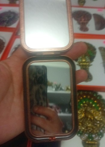 Payetli Vintage Çok Renkli Broş - Görsel 2