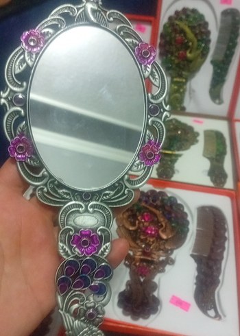 Rengarenk Payetli Bohem Vintage Kadın Broş - Görsel 3