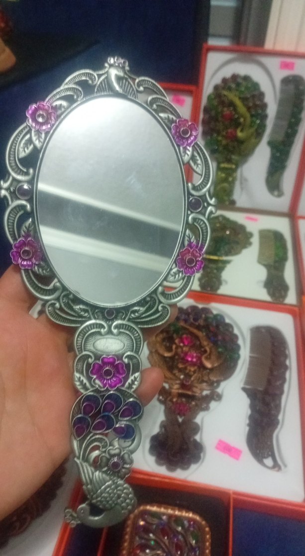 Rengarenk Payetli Bohem Vintage Kadın Broş - Görsel 3