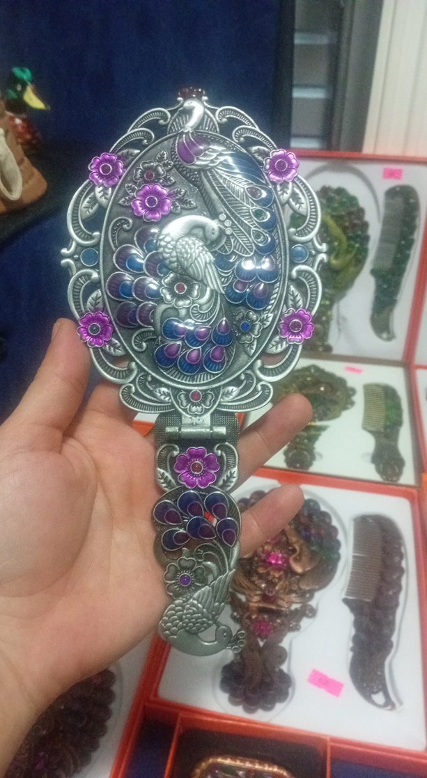 Rengarenk Payetli Bohem Vintage Kadın Broş - Görsel 2