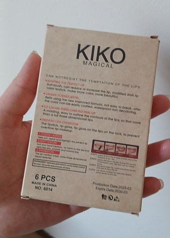 KIKO Magical 5'lı Dudak Kalemi Seti - Görsel 2
