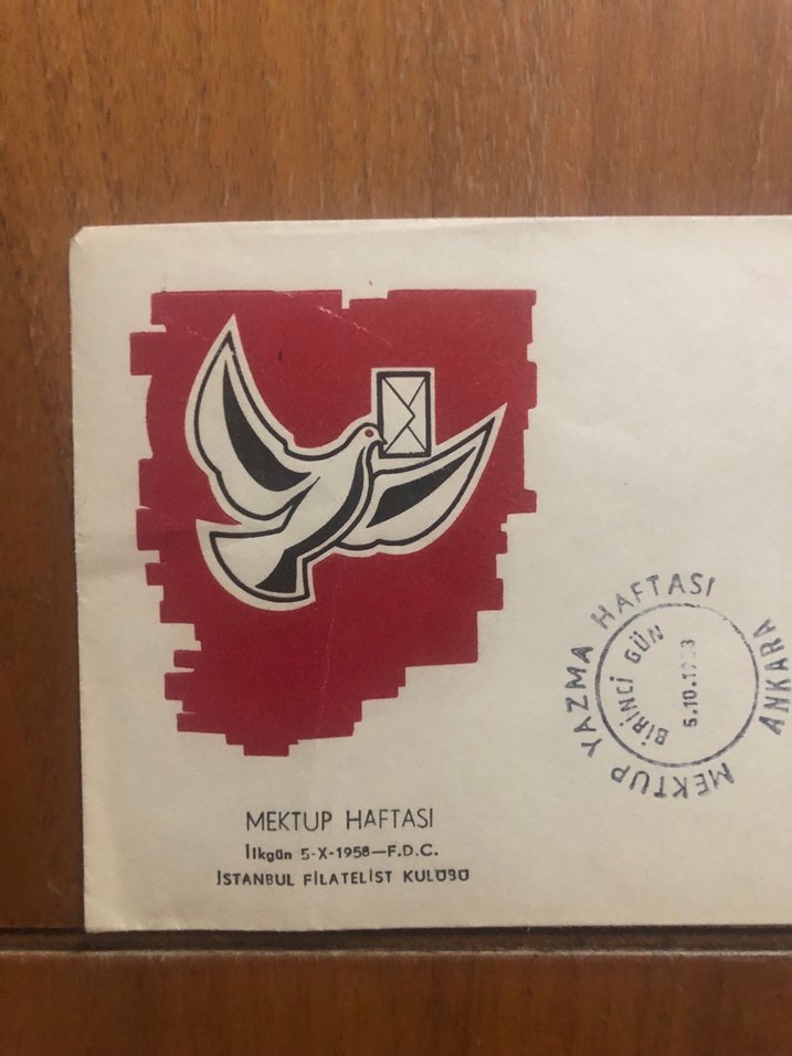 Mektup Haftası Temalı Pul ve Zarf - Görsel 2