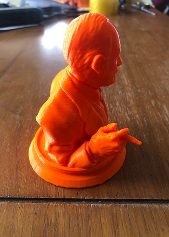 Parlak Turuncu Figürin - Görsel 3