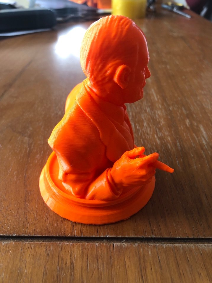 Parlak Turuncu Figürin - Görsel 3