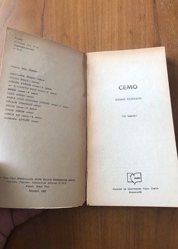 Cemo - Kemal Bilbaşar Romanı - Görsel 3