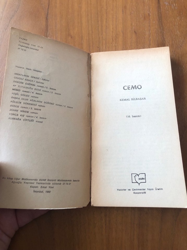 Cemo - Kemal Bilbaşar Romanı - Görsel 3