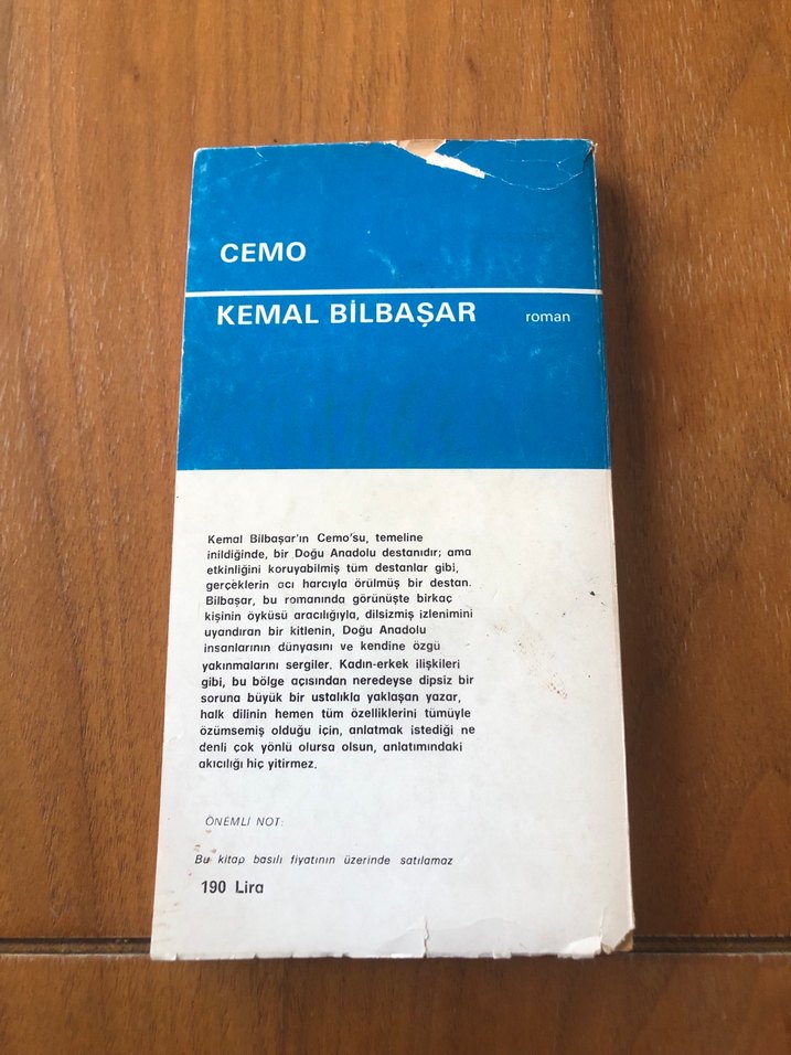 Cemo - Kemal Bilbaşar Romanı - Görsel 2