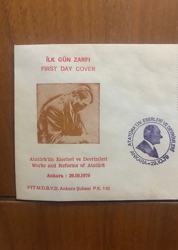 Atatürk Eserleri İlk Gün Zarfı - Görsel 2