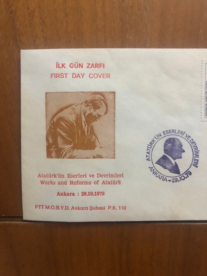 Atatürk Eserleri İlk Gün Zarfı - Görsel 2