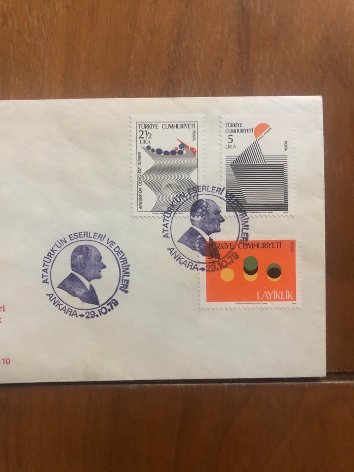Atatürk Eserleri İlk Gün Zarfı - Görsel 3