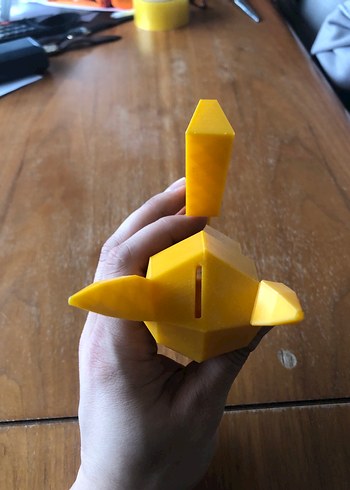 3D baskı Pikachu Kumbara Figürü - Görsel 4