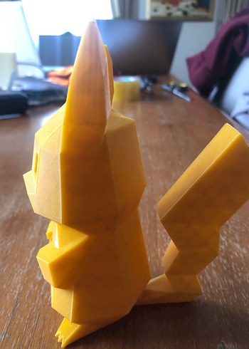 3D baskı Pikachu Kumbara Figürü - Görsel 6