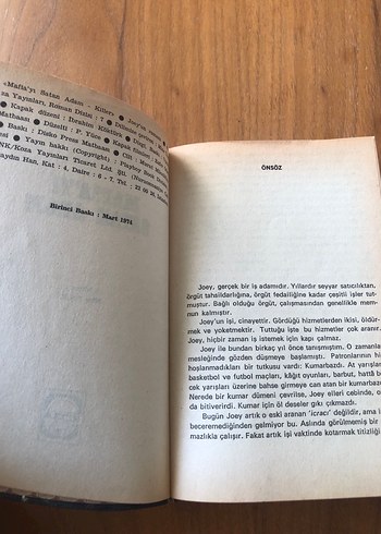 Joey - Mafia'yı Satan Adam Kitap - Görsel 3