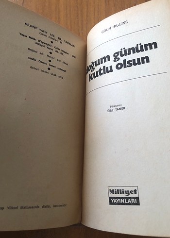 Doğum Günüm Kutlu Olsun - Colin Higgins - Görsel 3