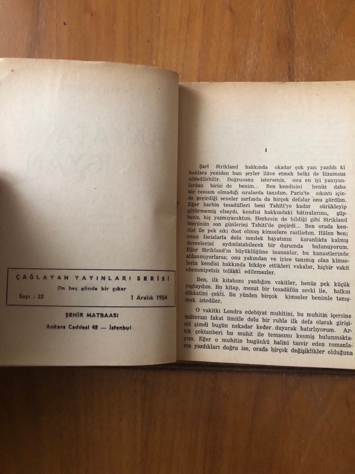 1954 Somerset Maugham - Hayata İsyan - Görsel 3