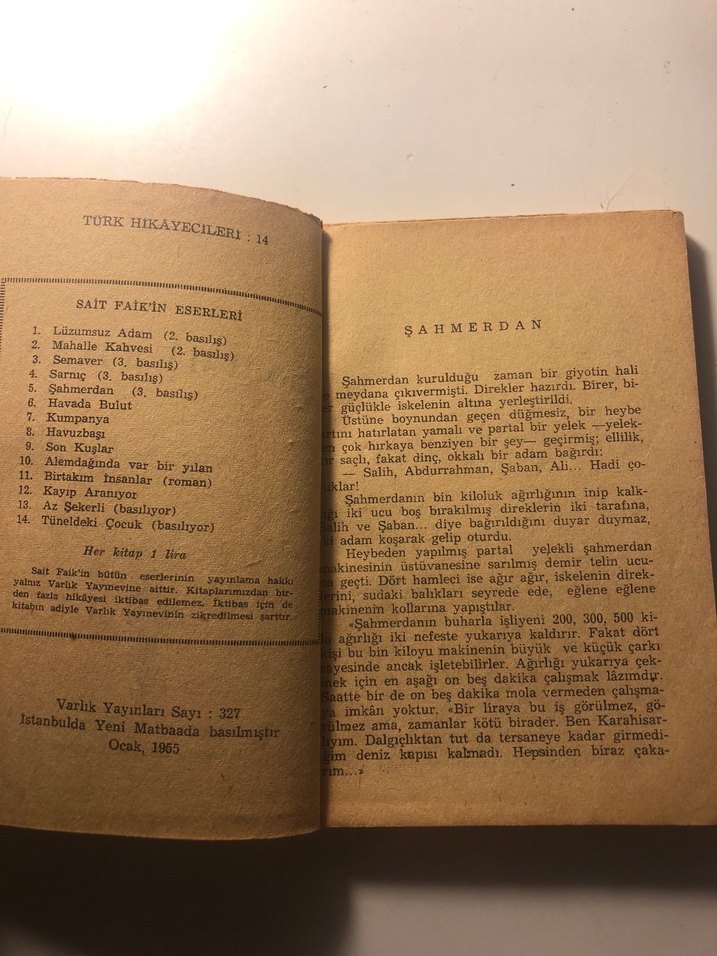 Şahmerdan - Sait Faik - Görsel 3