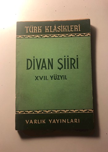 XVII. Yüzyıl Divan Şiiri Kitabı
