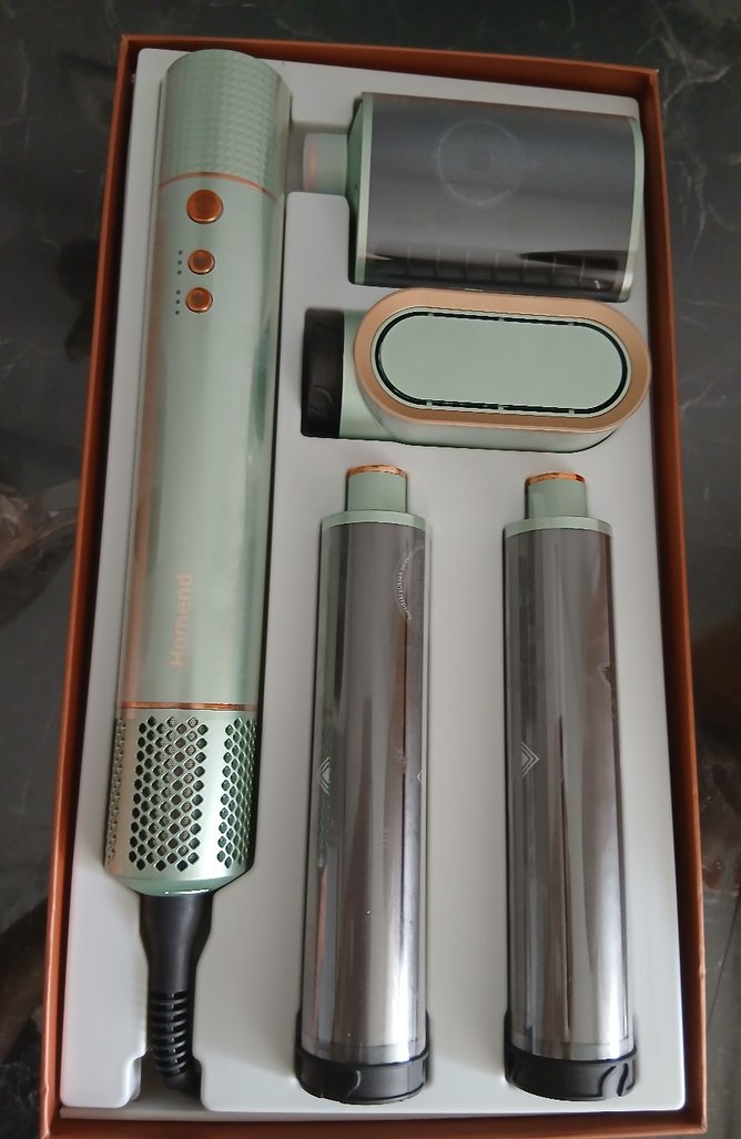 Homend Saç Şekillendirici Seti, Gri ve Haki - Görsel 3