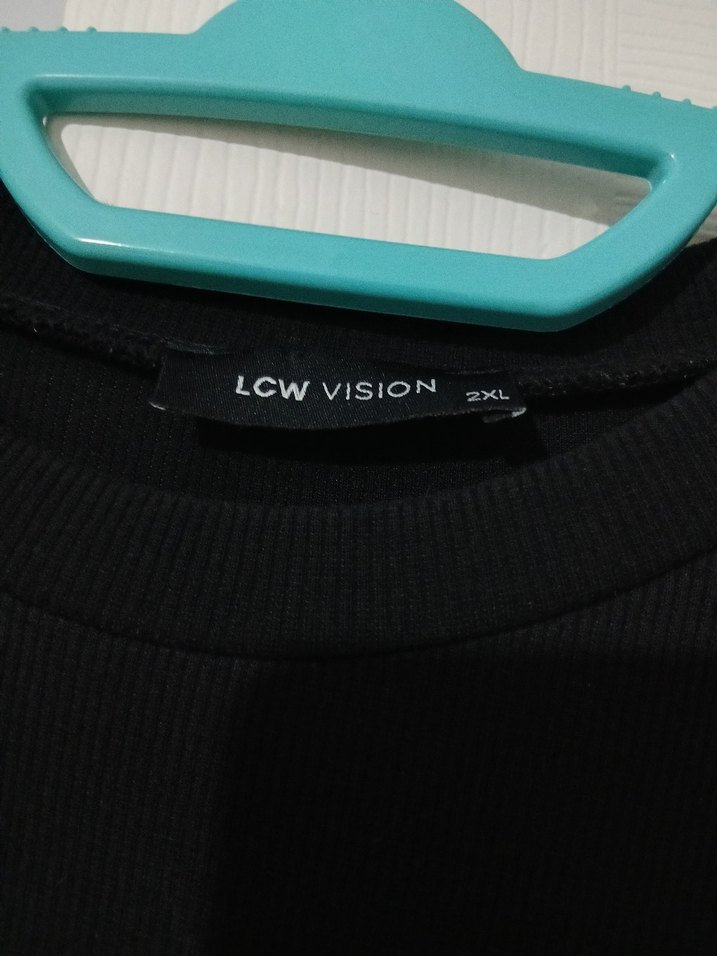 Siyah Midi Kısa Kollu Kadın Elbise - Görsel 2