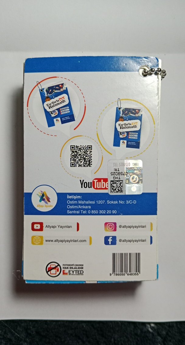 Kartlarla TYT Matematik Konu Anlatımı Kitabı - Görsel 2