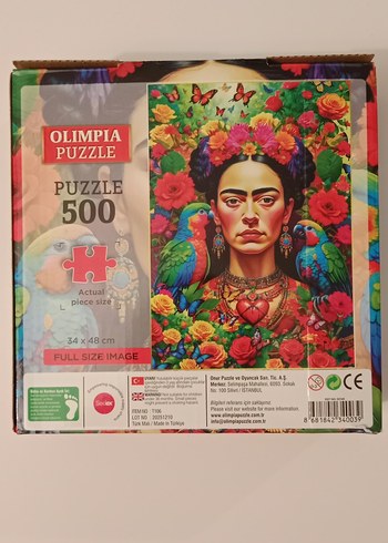 Olimpia Puzzle Frida 500 Parça - Görsel 2