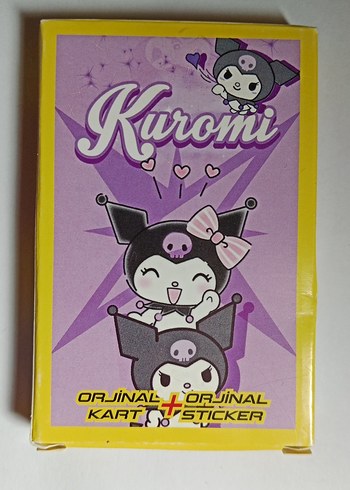 Mor Kuromi Ve Hello Kitty Figür Kart Seti - Görsel 2