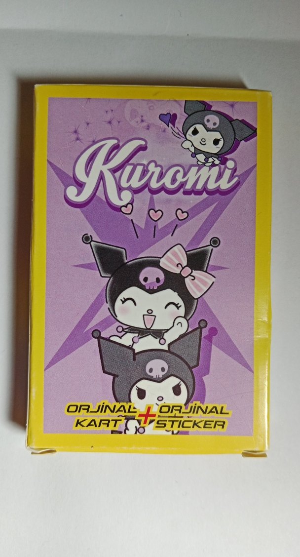 Mor Kuromi Ve Hello Kitty Figür Kart Seti - Görsel 2