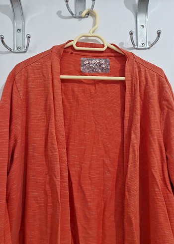 turuncu Kadın Hırka - Görsel 2