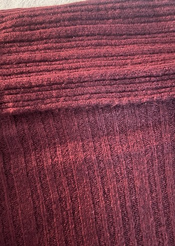 Bordo Kadın Triko Kazak - Görsel 3