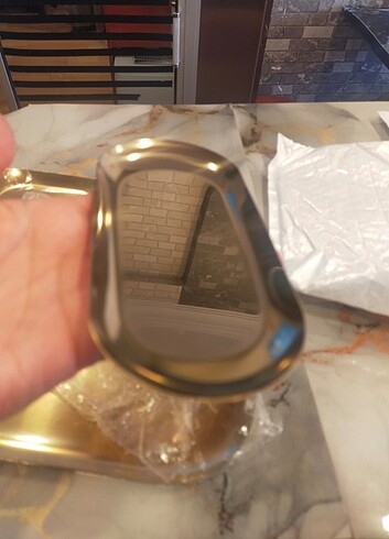 Beden altın Renk Gold servis seti