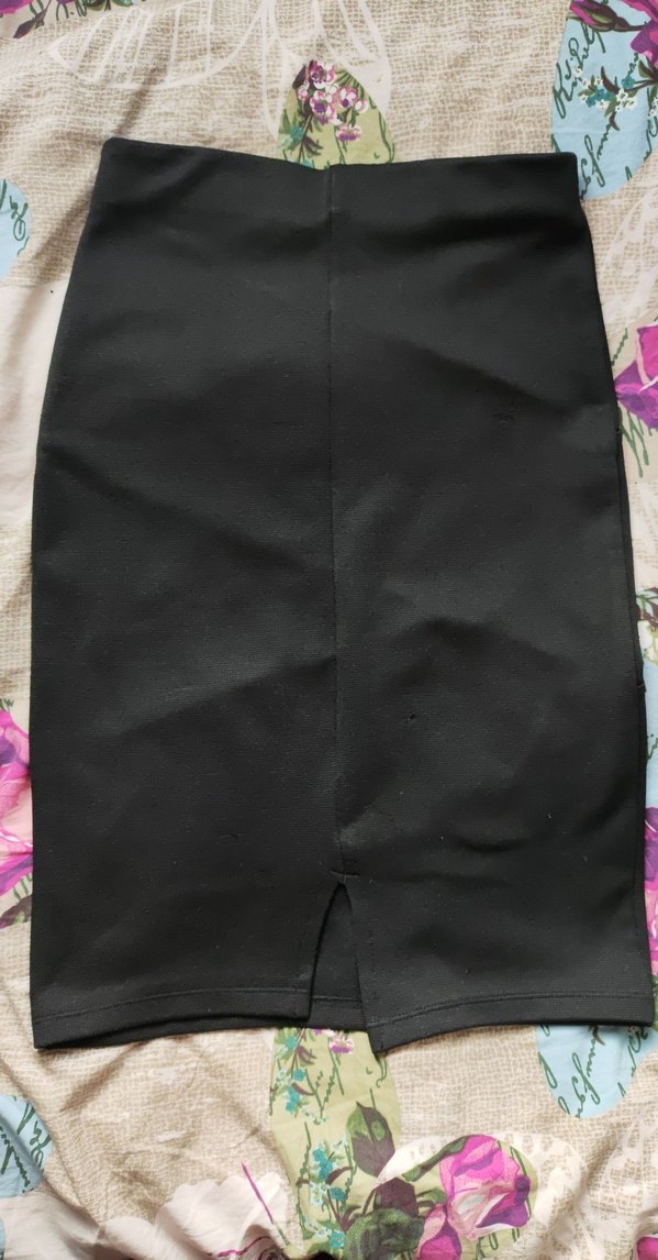 Siyah Midi Kalem Etek, Pilili, Ofis Şıklığı - Görsel 2