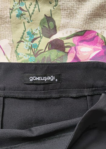 Siyah Mini Etek, Yırtmaçlı, Dar Kesim - Görsel 2