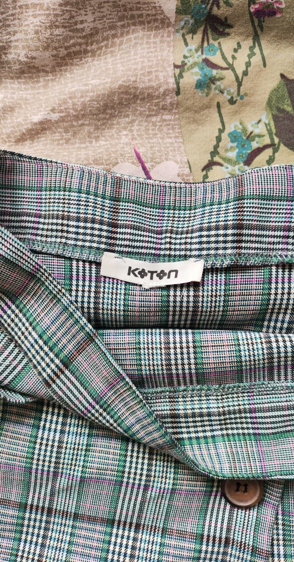 Düğmeli Mini Kadın Etek - Görsel 2