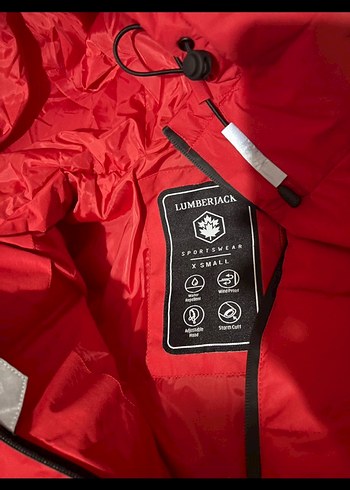 Lumberjack Kırmızı Kadın şişme Mont - Görsel 3