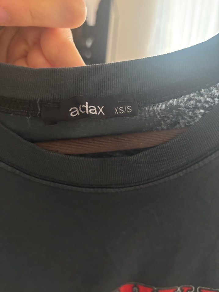 Siyah Baskılı Tişörtü, Kısa Kollu, Gevşek Kesim - Görsel 3