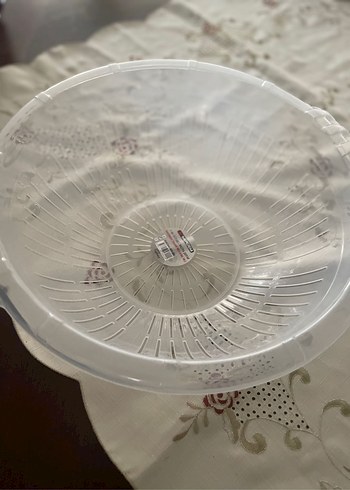 Bej ve Gri Plastik 2li süzgeç kabı - Görsel 3