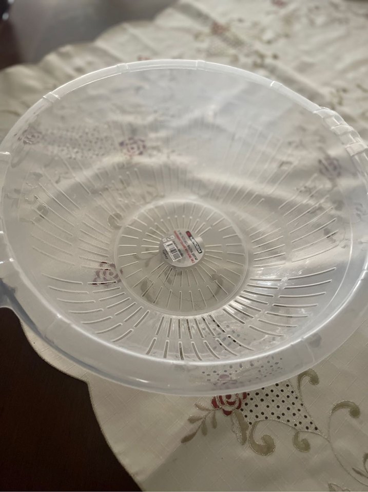 Bej ve Gri Plastik 2li süzgeç kabı - Görsel 3