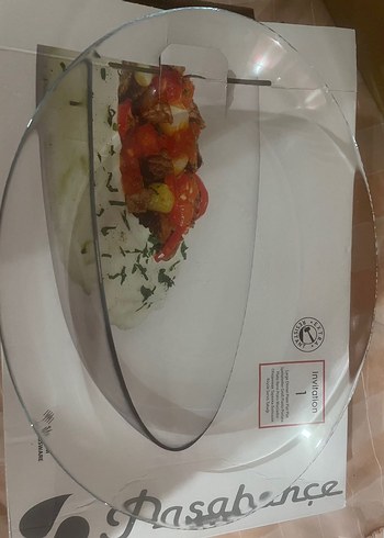 Pasabahçe Beyaz Cam Yemek Kabı - Görsel 2