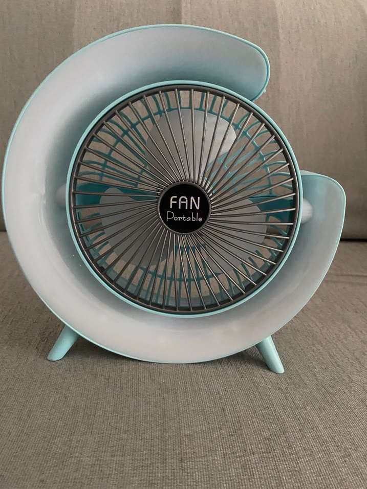 Mavi Taşınabilir Masa Fanı - Görsel 2