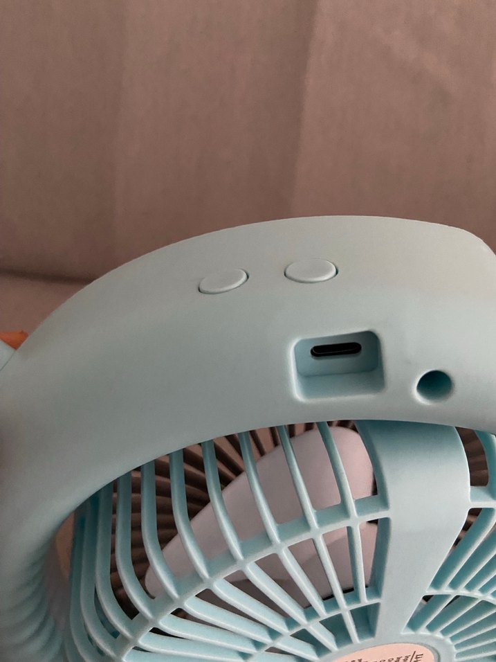 Mavi Taşınabilir Masa Fanı - Görsel 4