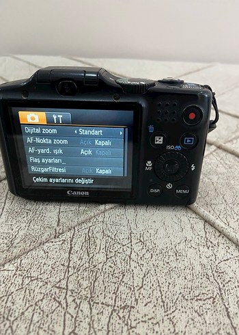 Canon Sx160 Ls Dijital Kamera, Siyah Gövde - Görsel 4