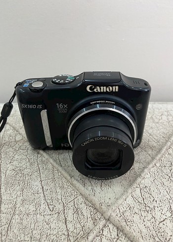 Canon Sx160 Ls Dijital Kamera, Siyah Gövde - Görsel 2
